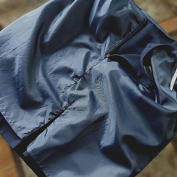 Vtg 90s/Y2K navy Precis office pencil skirt - Picture 8 of 12